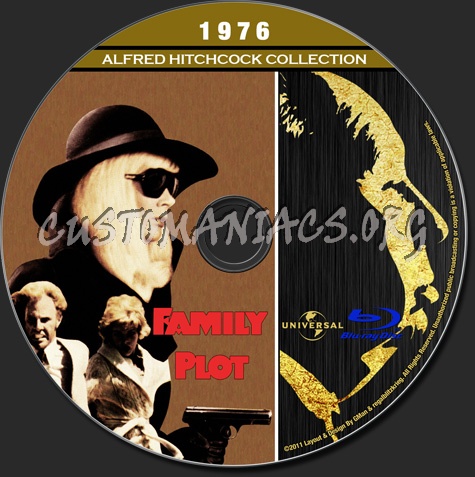 Alfred Hitchcock Collection - Family Plot blu-ray label