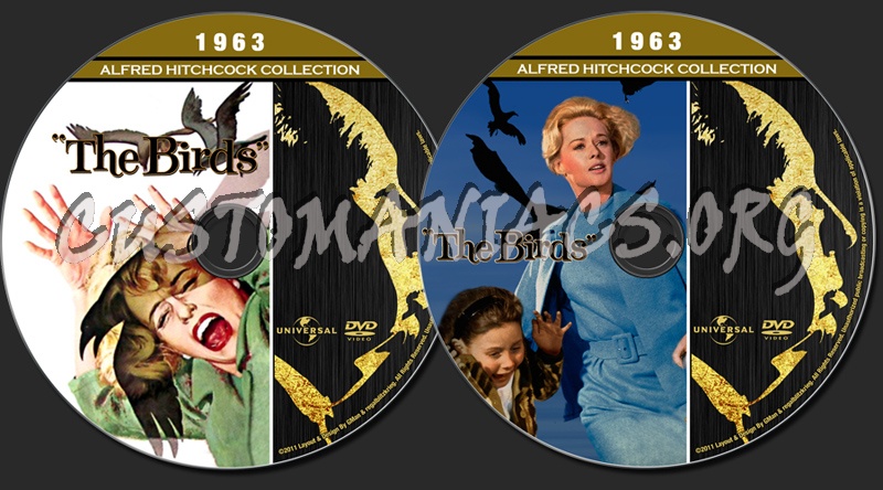 Alfred Hitchcock Collection - The Birds dvd label