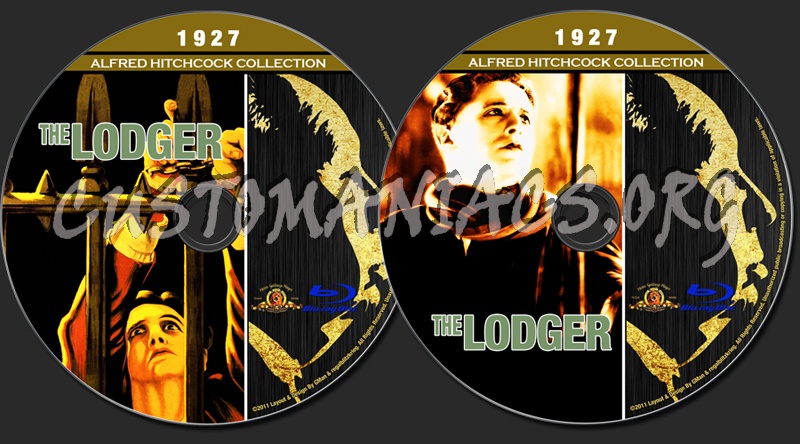 Alfred Hitchcock Collection - The Lodger blu-ray label