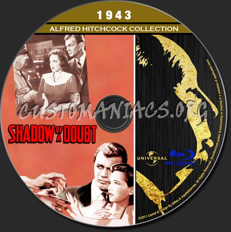 Alfred Hitchcock Collection - Shadow Of A Doubt blu-ray label