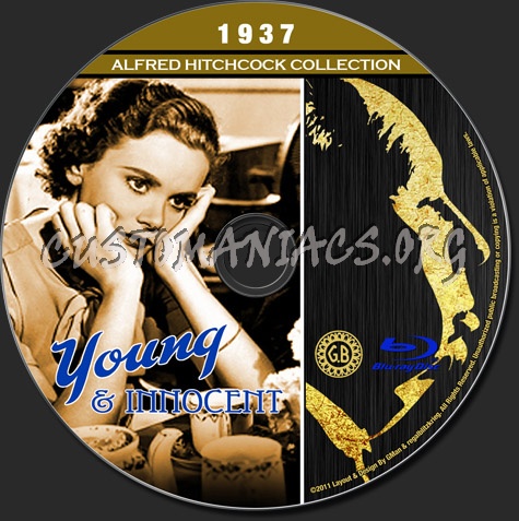 Alfred Hitchcock Collection - Young & Innocent blu-ray label