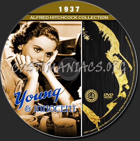Alfred Hitchcock Collection - Young & Innocent dvd label