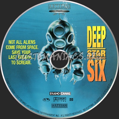 Deepstar Six dvd label
