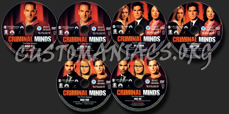 Criminal Minds Season 1 dvd label