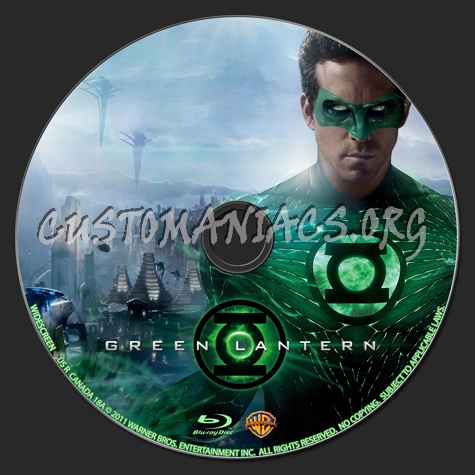 Green Lantern dvd label