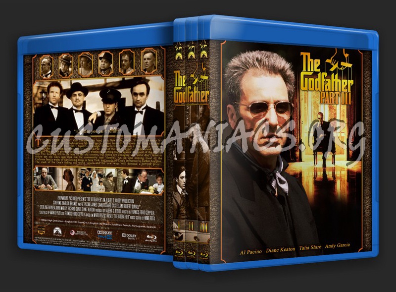 The Godfather Trilogy blu-ray cover