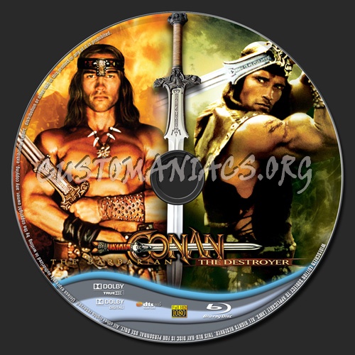 Conan Duology blu-ray label