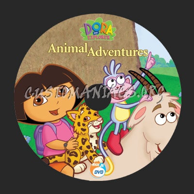 Dora the Explorer dvd label