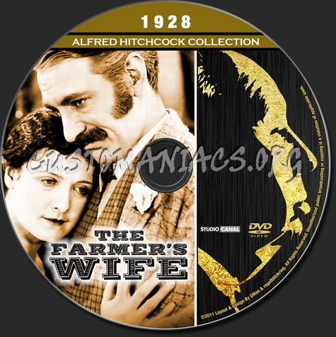 Alfred Hitchcock Collection - The Farmer's Wife dvd label