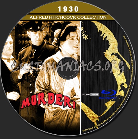 Alfred Hitchcock Collection - Murder blu-ray label