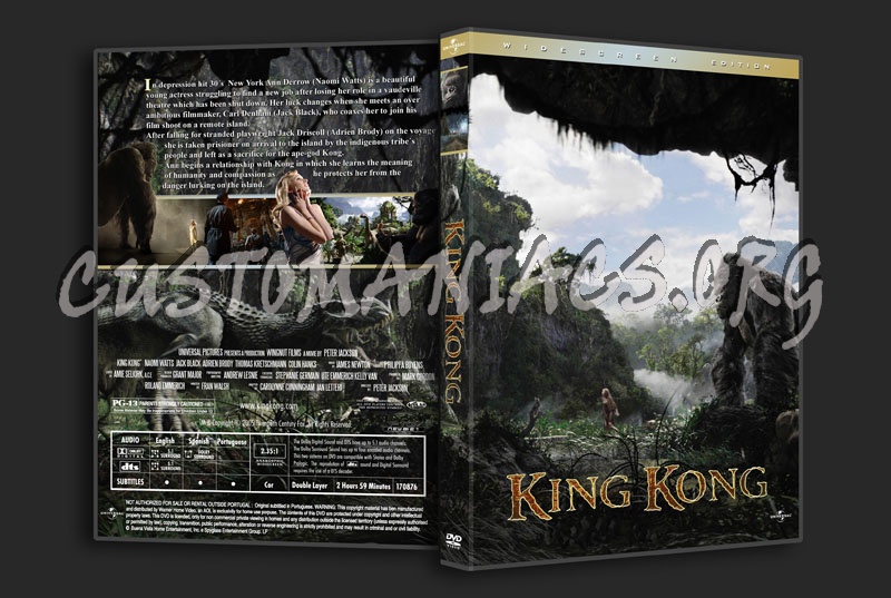 King Kong dvd cover