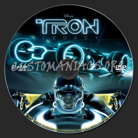 Tron: Legacy dvd label