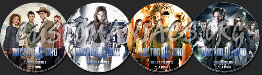 Doctor Who Series 6 blu-ray label