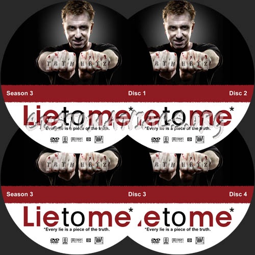 Lie to Me: Season 3 dvd label