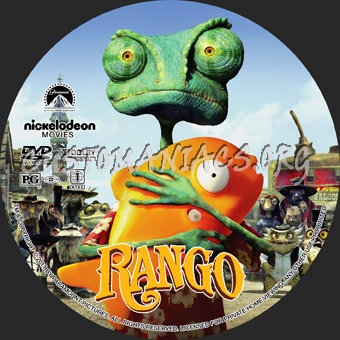 Rango dvd label