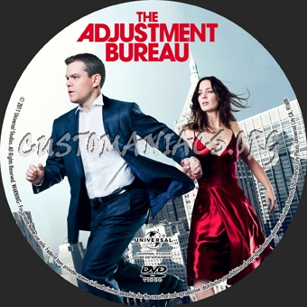 The Adjustment Bureau dvd label