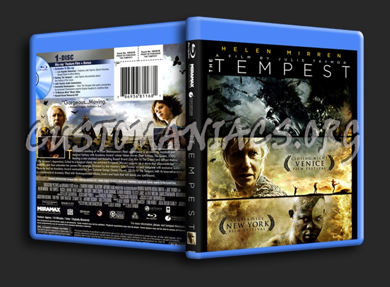 The Tempest blu-ray cover