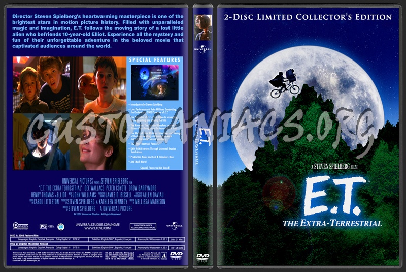 E.T. The Extra Terrestrial dvd cover