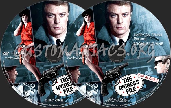 The Ipcress File dvd label