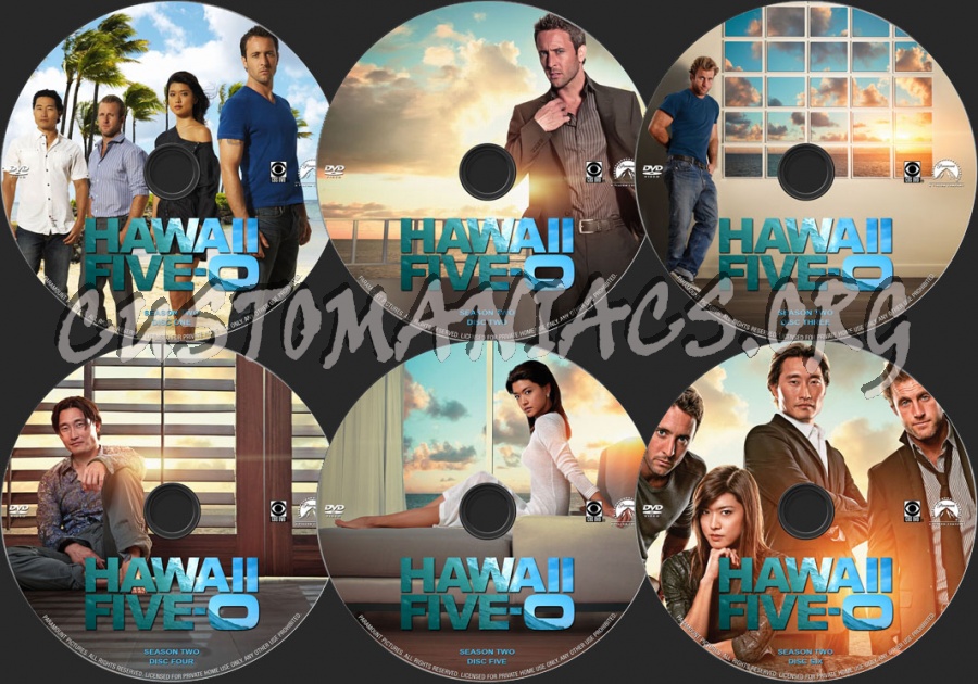 Hawaii Five O Season 2 dvd label