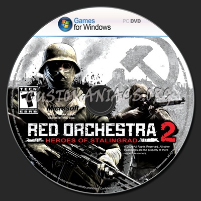 Red Orchestra 2 Heroes Of Stalingrad dvd label