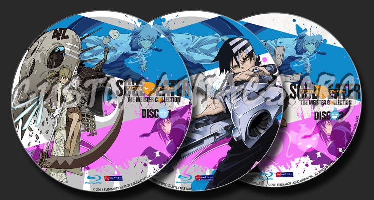 Soul Eater The Meister Collection blu-ray label