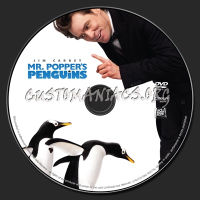 Mr. Poppers Penguins dvd label