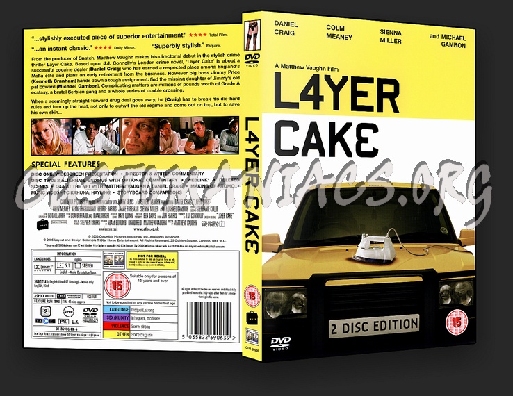 L4yer Cake / Layer Cake dvd cover