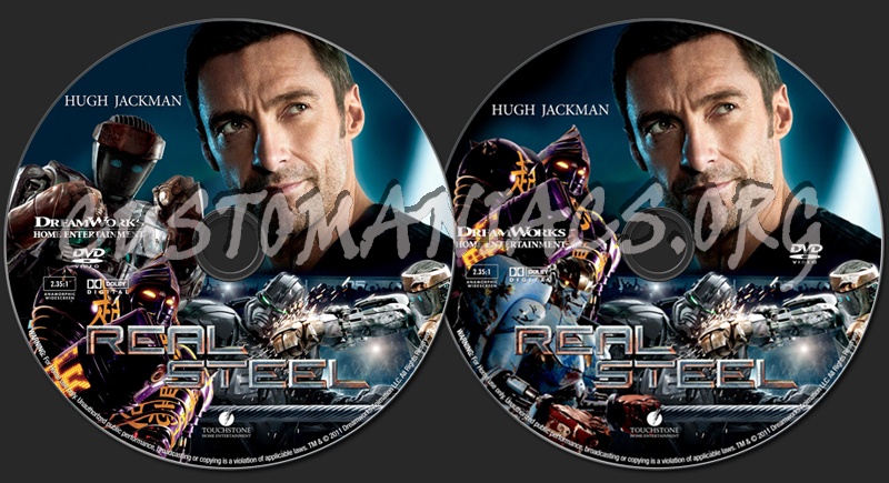 Real Steel dvd label