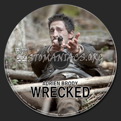 Wrecked dvd label