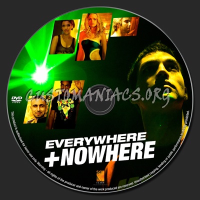 Everywhere and Nowhere dvd label