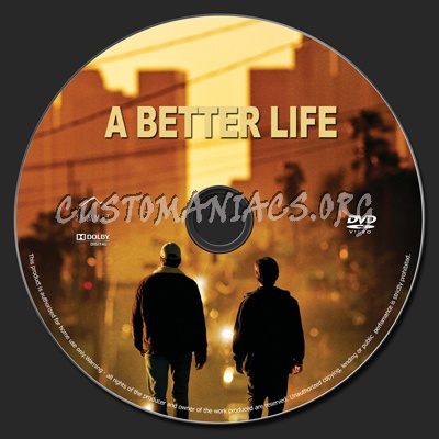 A Better Life dvd label