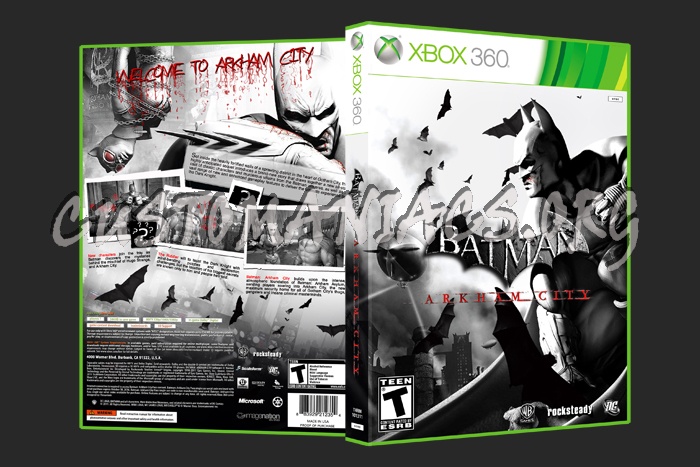 Batman: Arkham City dvd cover