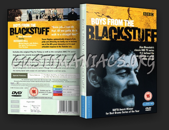 Boys from the Blackstuff dvd cover