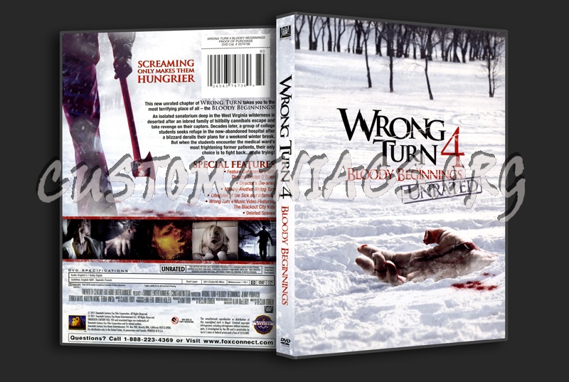 Wrong Turn 4 Bloody Beginnings dvd cover