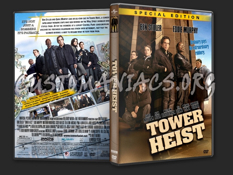 Tower Heist (2011) dvd cover