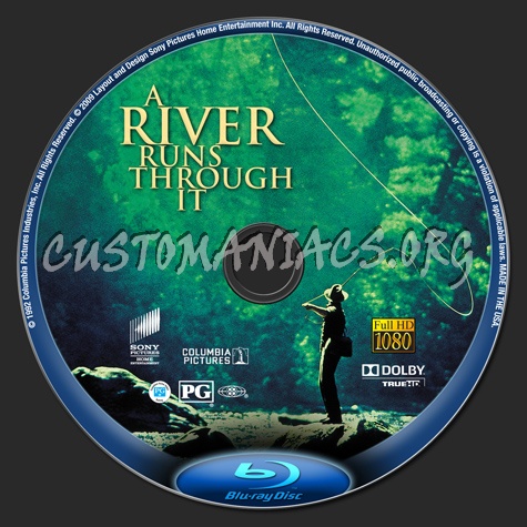 A River Runs Through it blu-ray label