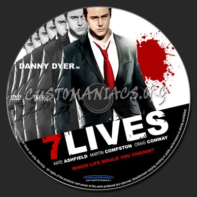 7 Lives dvd label