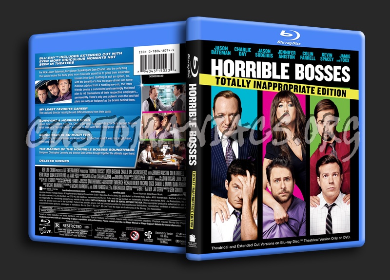 Horrible Bosses blu-ray cover