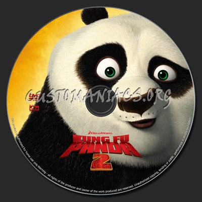 Kung Fu Panda 2 dvd label