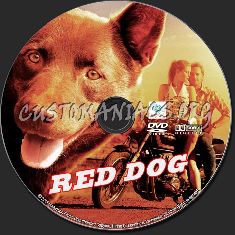 Red Dog dvd label