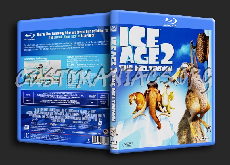 Ice Age 2 blu-ray cover