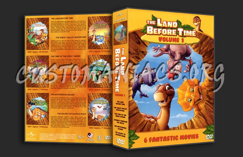 The Land Before Time - Volume 1 dvd cover