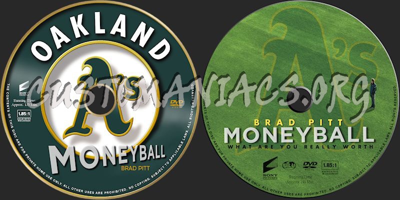 Moneyball dvd label