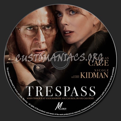 Trespass blu-ray label