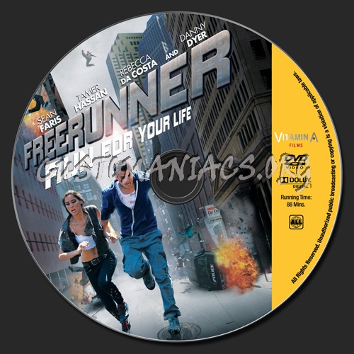 Freerunner dvd label