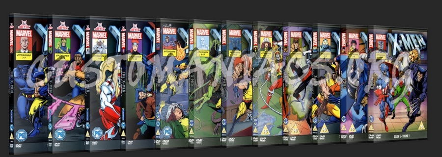 X-Men Animated dvd cover
