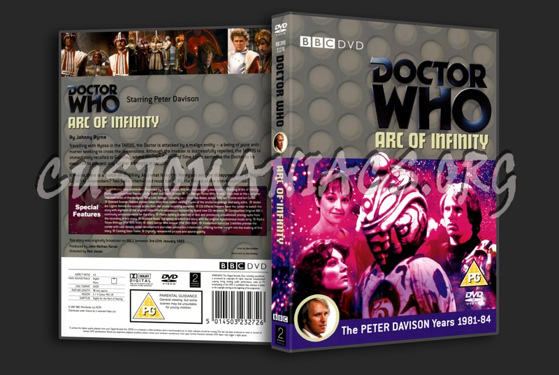 Doctor Who - Arc Of Infinity dvd cover