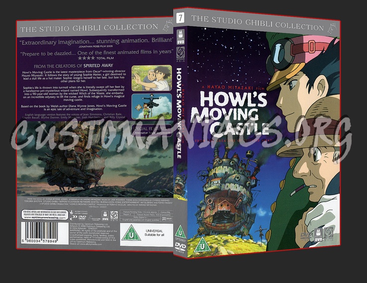 Howl's Moving Castle dvd cover