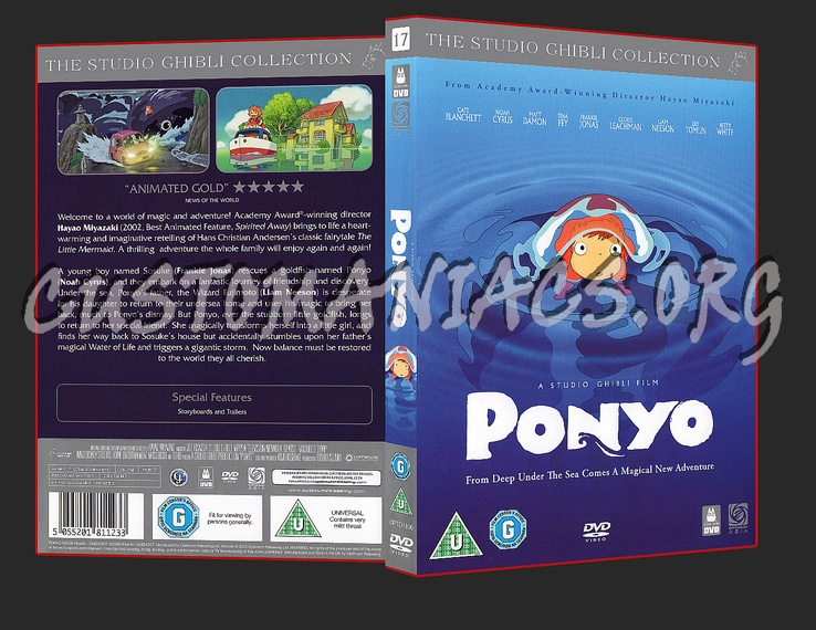 Ponyo dvd cover